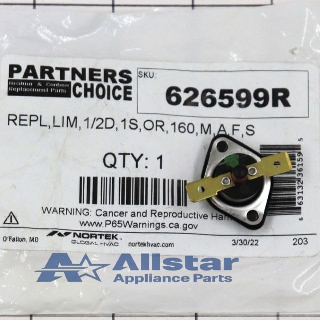 626599 Furnace Limit Switch