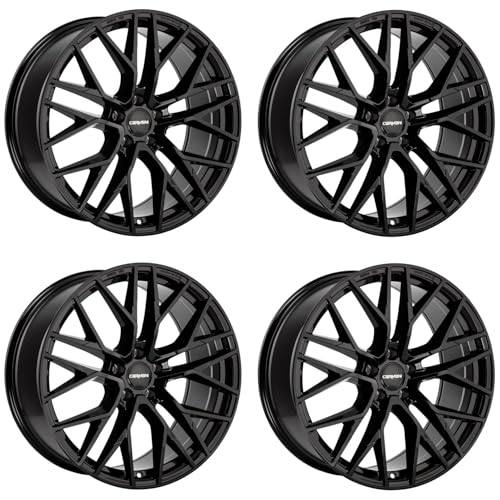 4x Carmani alloy rims 20 Ludwig 8.5x19 ET45 5x114.3 black