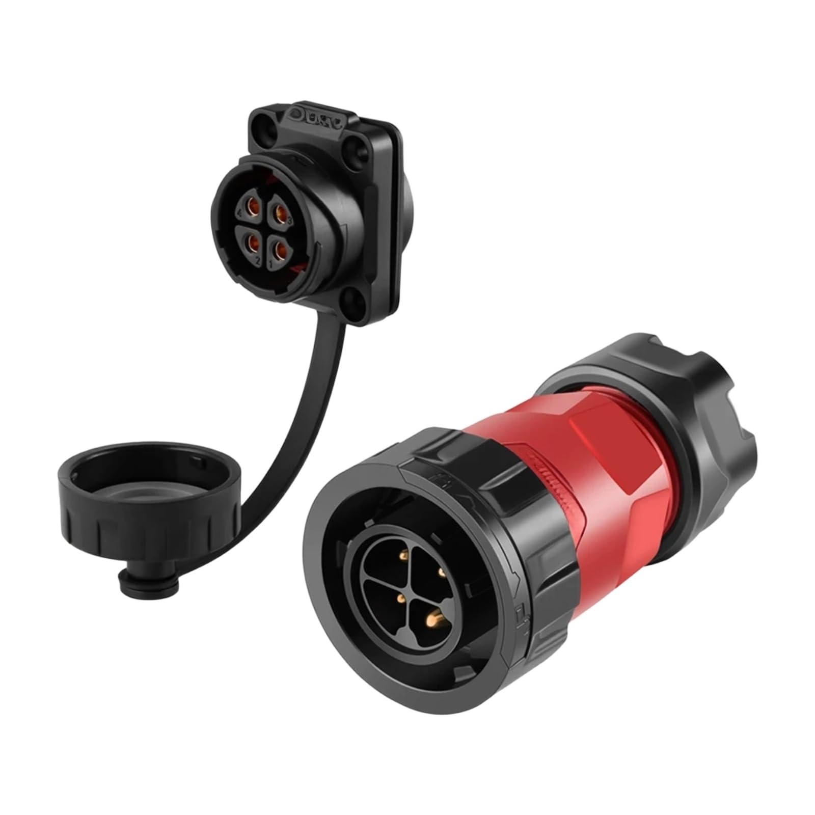 Conector M20 IP68 YM20 de montaje en panel estanco con formato de 4 agujeros