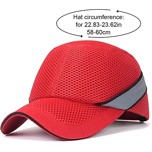 Gorra de seguridad para trabajo con sombrero de protección interno duro anticaídas 3