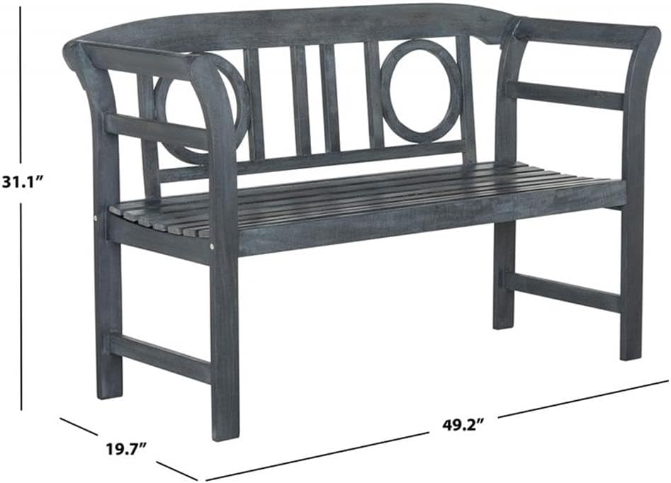 Pemberly Row 2 Seat Bench, Everyday Comfort, Versatile Design for Entryways, Hallways, Living Rooms, Decorative Style, Reliable Construction, Practical Seating for Modern, Traditional, Farmhouse