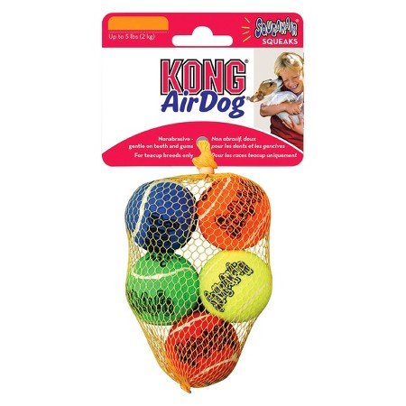 KONG Air Dog Squeaker Fetch Toy - XS 5 Count