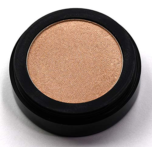 Pure Ziva Honey Glow Gold Naked Off White Nude Shimmering Shimmer Pressed Powder Single Vegan Eyeshadow; Talc, Paraben & Cruelty Free - Thumbnail 2
