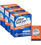 Alka-Seltzer Hangover Relief Tablets, Fast Relief in 15 Mins - 60 Count Bachelorette & Bachelor P...