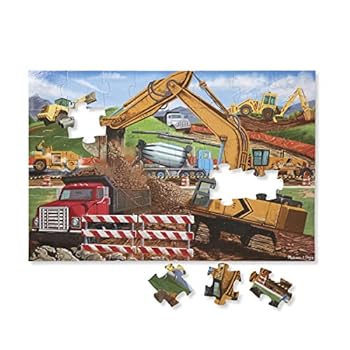 Misc. Building Site 48pc Floor Puzzle Book