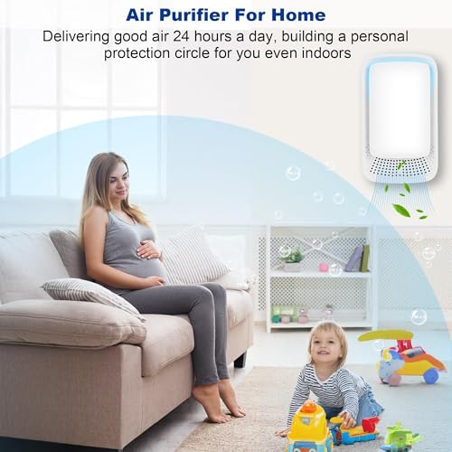 VGY Plug In Air Purifier (4 Pack) – Ionizer Air Purifier, Quiet Negative Ion Air Purifiers, Portable Air Filter Odor for Home, Bedroom, Office, kitchen, Pet Room, White by VGY - Image 4