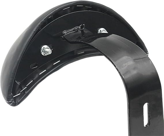 Motorcycle Backrest Pad Kits Motorcycle Detachable Rear Passenger Backrest Black for Seat Driver Pad Motorbike Accessories