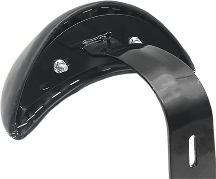 Motorcycle Backrest Pad Kits Motorcycle Detachable Rear Passenger Backrest Black for Seat Driver Pad Motorbike Accessories