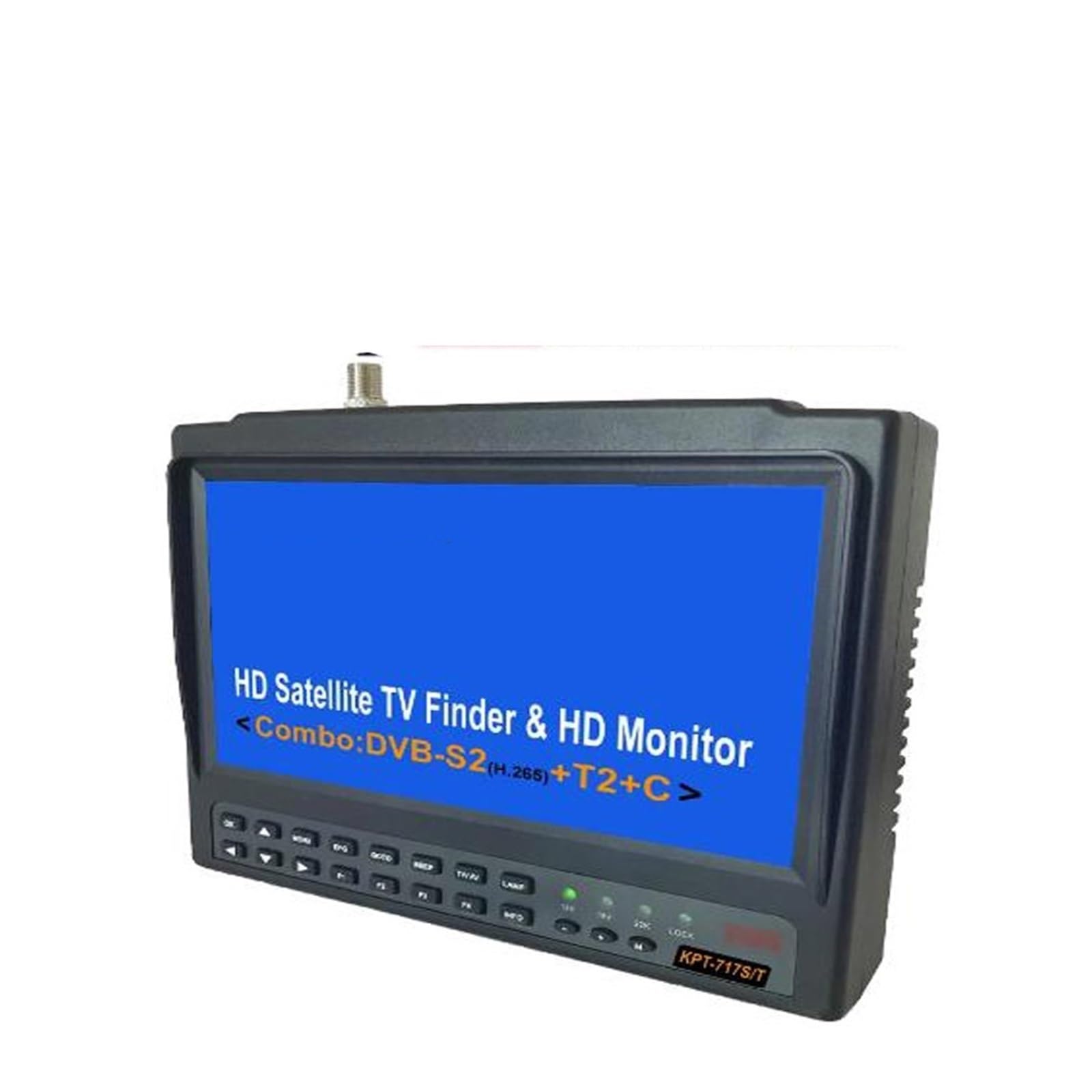 Buscador de señal satelital, KPT-717S/T DVB-S2 DVB-T/T2 DVB-C Combo Buscador De Satélite Digital H.265 Vs Kpt716ts V8 2 ST-5150, Dispositivo Portátil