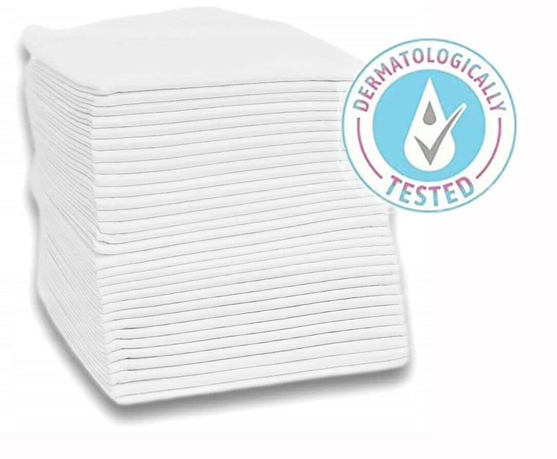 Baby Disposable Changing Mats Underpads Waterproof Cot Bed 90 x 60 cm 10 sheets