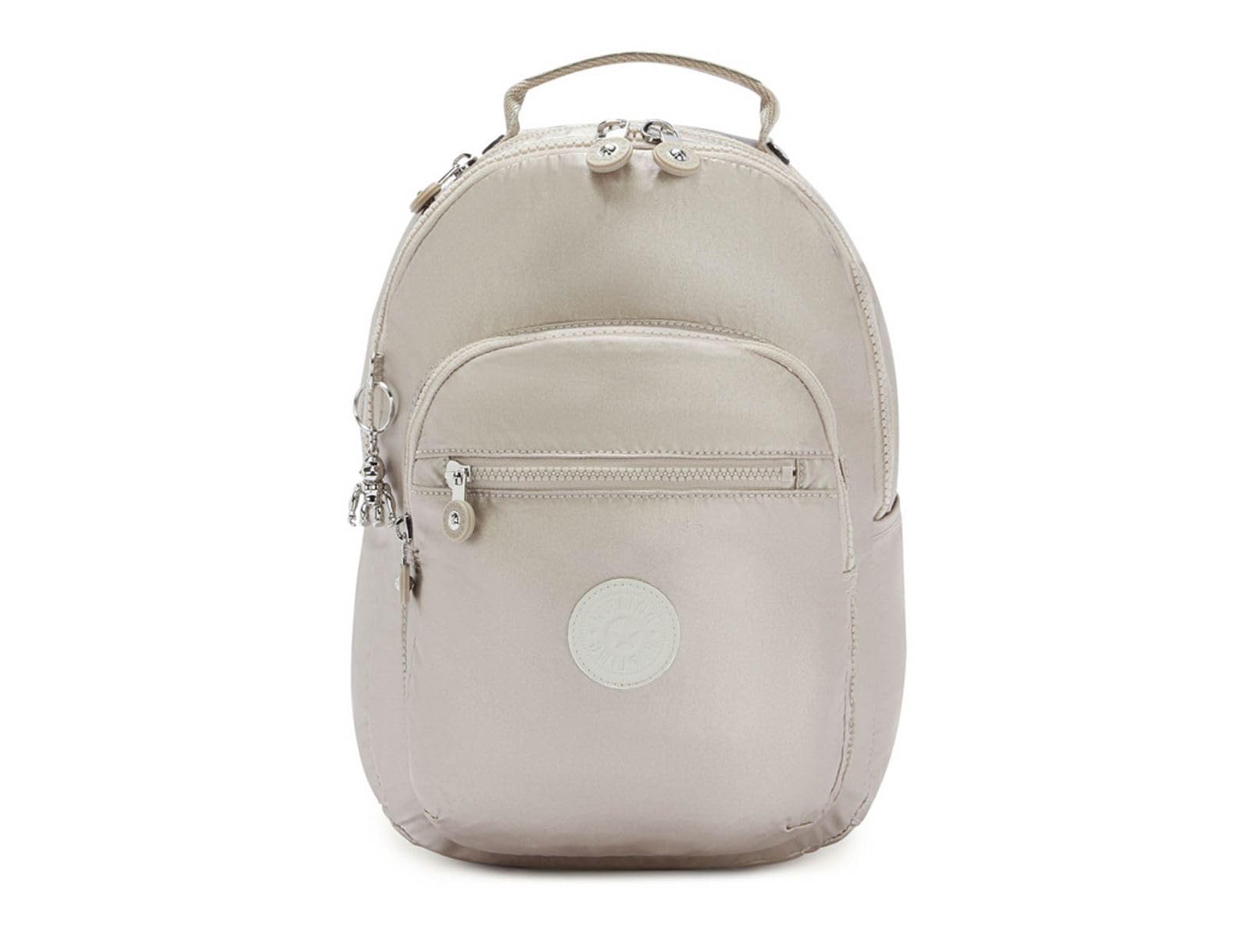 Kipling SEOUL S Kleiner Rucksack, Metallic Glow (Silber)