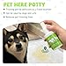Clawzbey Dog Potty Spray Set, No-Go Spray & Here Potty Training Spray, Puppy Essentials, Stops Urination & Marking, Indoor and Outdoor Use (1.69 fl oz, 2 Pack)