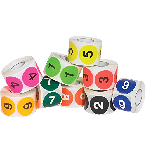 Numbers (1-10) Labels/Stickers, 2