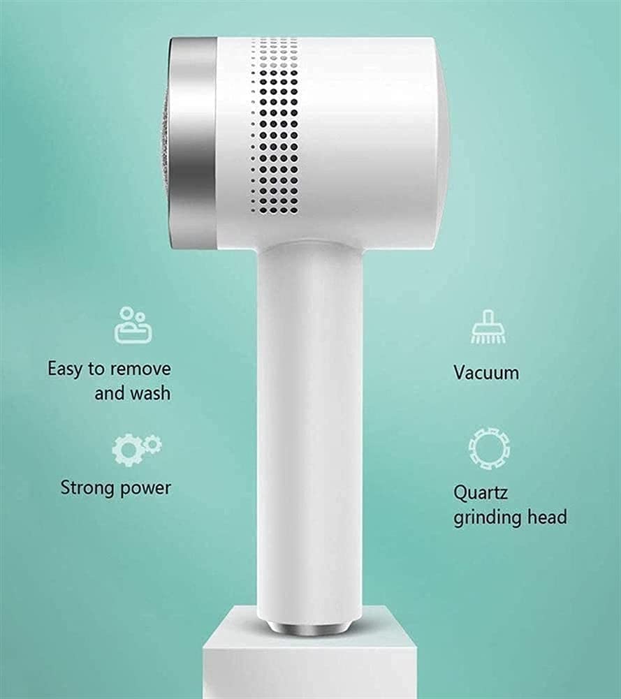 ARTSZY Rimozione del callo dei Piedi elettrici, Strumenti Portatili Ricaricabili for Pedicure con 2 velocità e 3 testine di molatura, for Pelle Morta/Potente esfoliazione