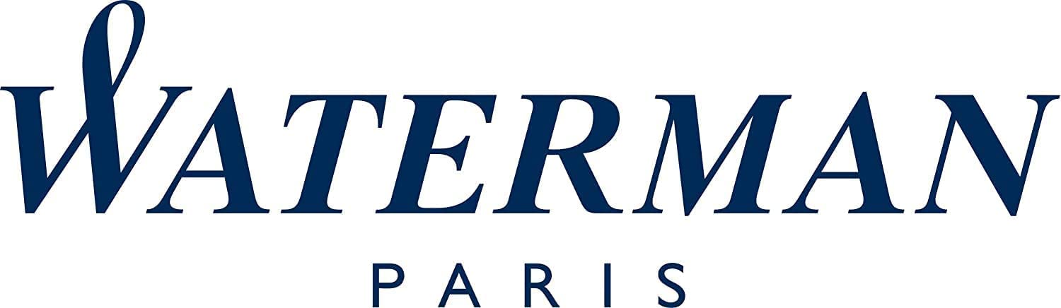 Waterman Emisfero Penna a Sfera Con Incisione Regalo per Mann E Frau Ispirato Di Parigi Moda Personalizzato Incisione Blu Inchiostro (Vernice Nero G.C