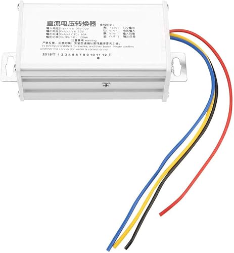 Convertidor de CC, módulo de fuente de alimentación reductor 36V-72V a 12V 10A 120W para dispositivos electrónicos de 12V
