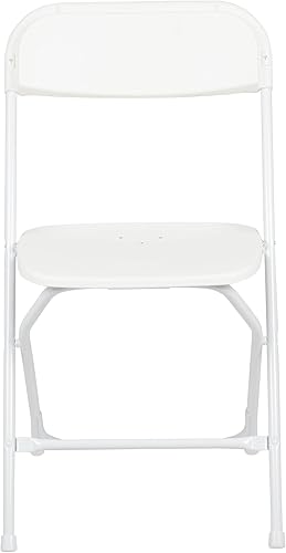 Miniatura 13 de Flash Furniture Hercules Set of 10 Indoor/Outdoor Heavy-Duty Plastic Folding Chairs, Foldable Commercial Stacking Chairs with 650-lb. Static Weight