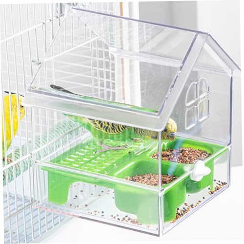 Mangeoire pour perroquets verte à suspendre dans la cage - 4