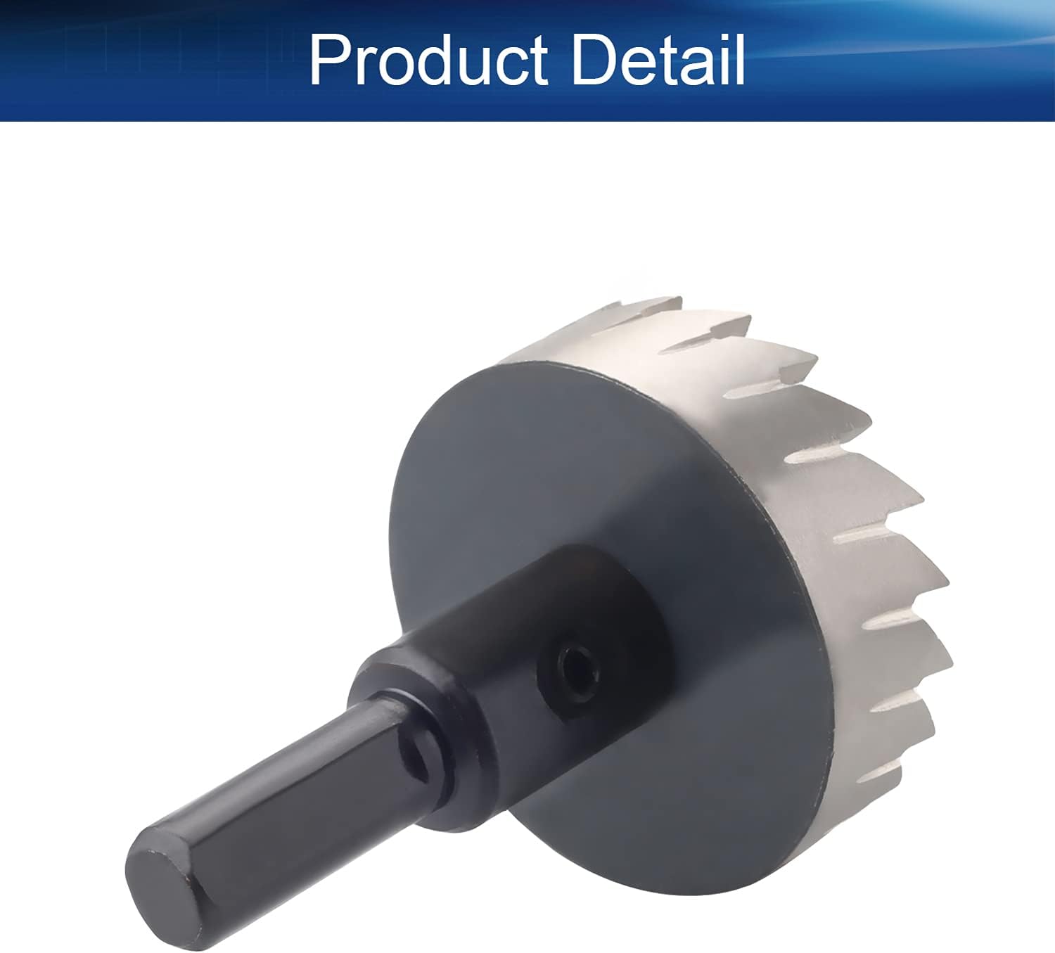Auniwaig 42mm HSS Hole Saw Kits for Metal, High-Speed Steel Hole Saw Cutting Kit Drill Bits Opener Cutter Tool, for Cutting Holes on Wood, Stainless Steel, Iron, Aluminum Plate, Black