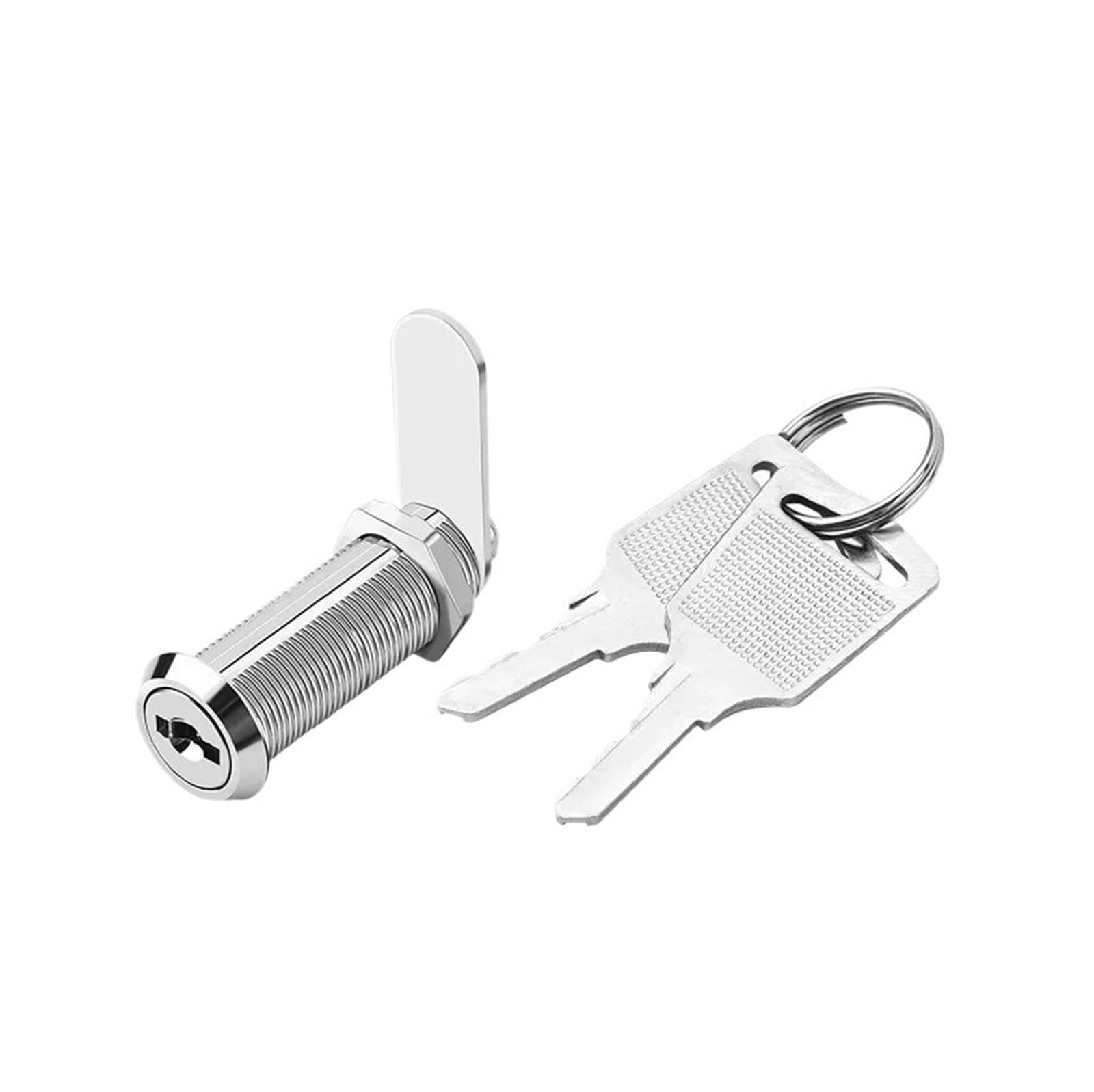 Fonhndg One Color Cabinet Locks 5Pcs Aluminum Alloy Drawer Lock 12Mm Cabinet Mailbox Filing Furniture With Key For Hardware(5Pcs 30Mm)