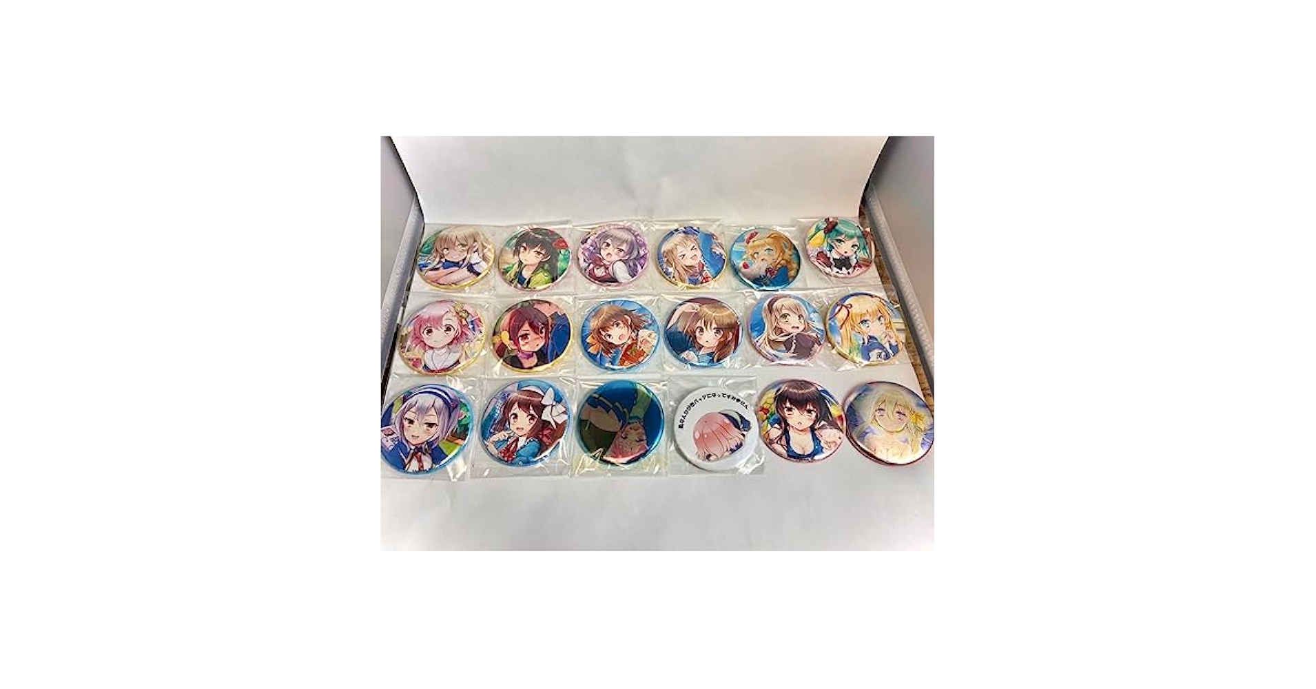 グリモア　私立グリモワール魔法学園　缶バッジ　18点セット グリモア～私立グリモワール魔法学園～』- リアルイベントにて