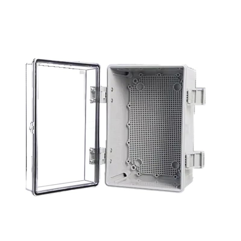 Caja de conexiones impermeable IP66 de 400 x 300 x 200 mm, caja de distribución de ABS(Grey Cover)
