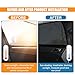 4PCS Car Side Window Sunshade, Block UV Rays Car Privacy Protector, Reuseable Static Cling Film Stickers, Washable Car Window Shade for Baby, Window Tint for Most Vehicles