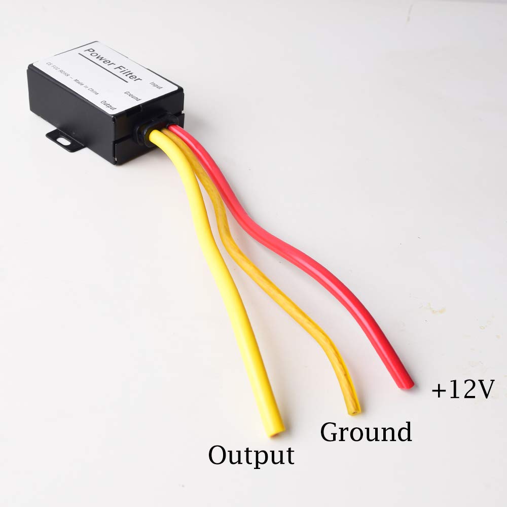 Detailed wiring diagram for the EKYLIN Car Power Filter