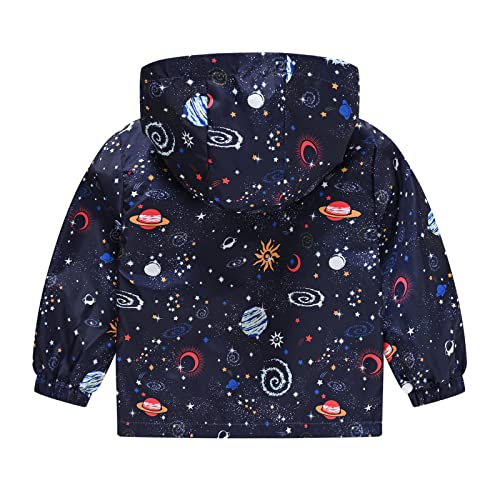 Toddler Graphic Hooded Jacket for Boys Girls Full Zip Hoodie Cartoon Print Coat Lightweight Windbreaker Cute Outerwear2