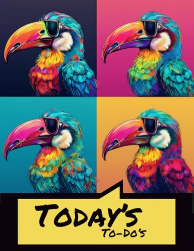 Today's To-Do's: A Fun and Whimsical Undated Daily Planner with Task Lists, Notes, and Essential Information Pages