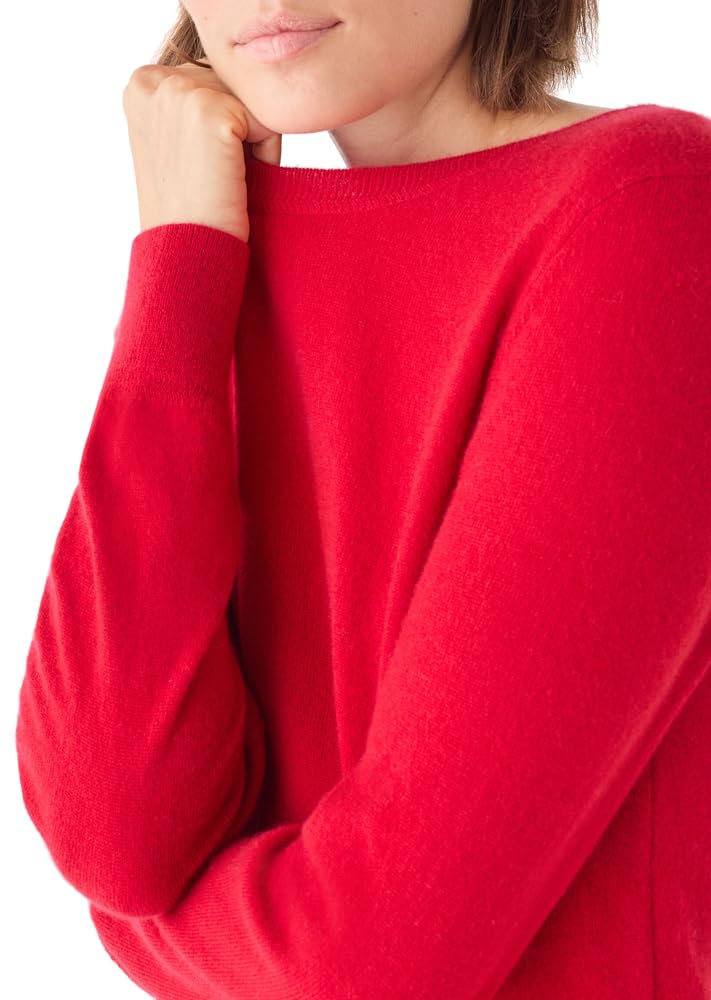 Caroll 242K-MAGDA2 - Jersey de Cachemira para Mujer, Rojo, Talla XS