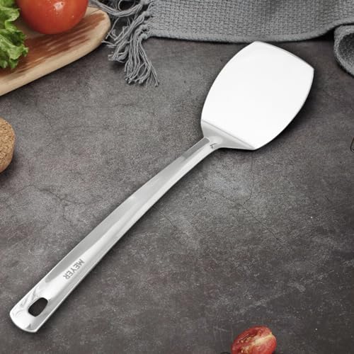 Image of Meyer Stainless Steel Turner for Dosa, Roti, Omlette, Paranthas, PavBhaji, Breads, 32cm