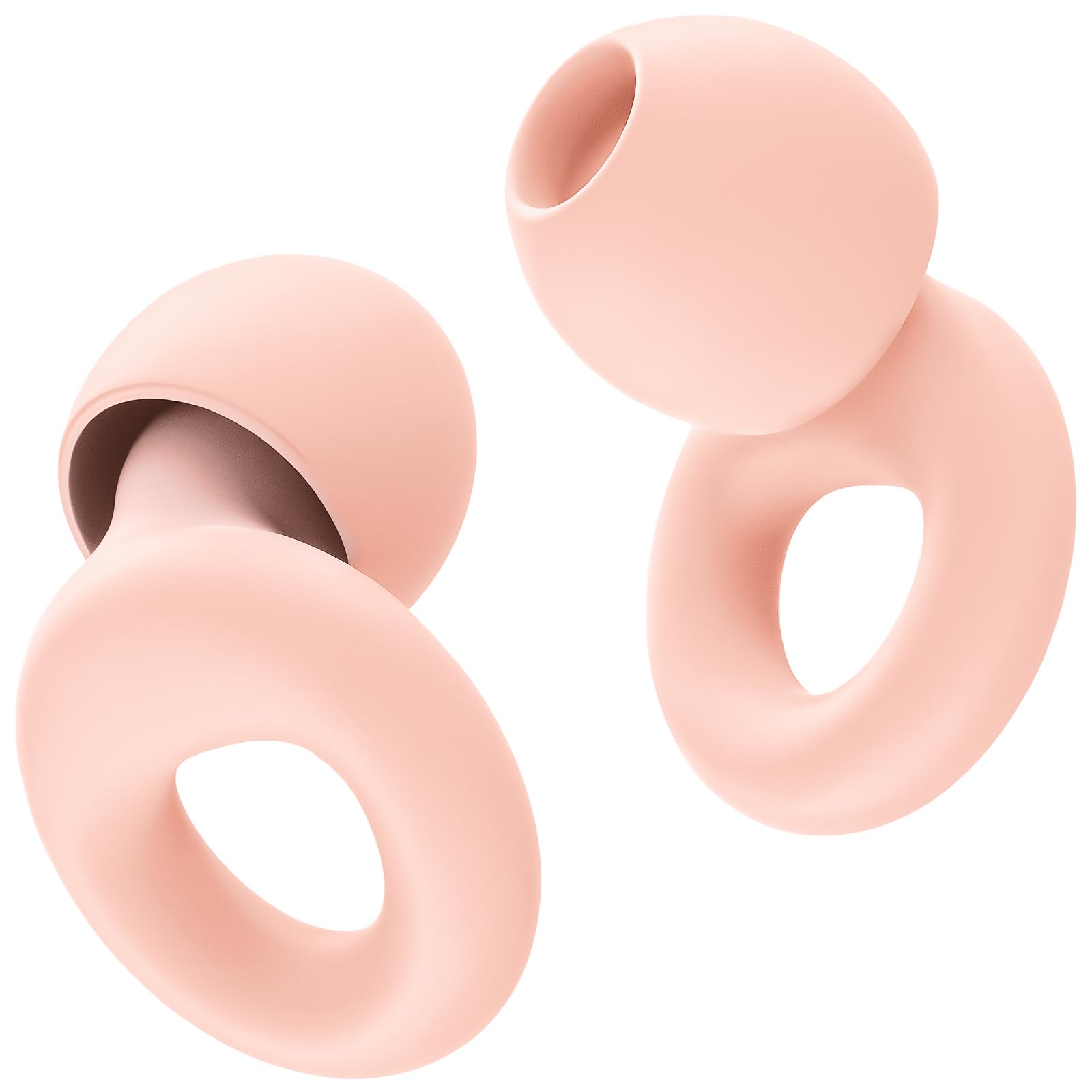 HOYIO Ear Plugs for Noise Reduction–Super Soft, Reusable Hearing Protection in Flexible Silicone for Sleep, Noise Sensitivity & Flights-8 Ear Tips in XS/S/M/L–27dB Noise Cancelling–Light Blue — view 9