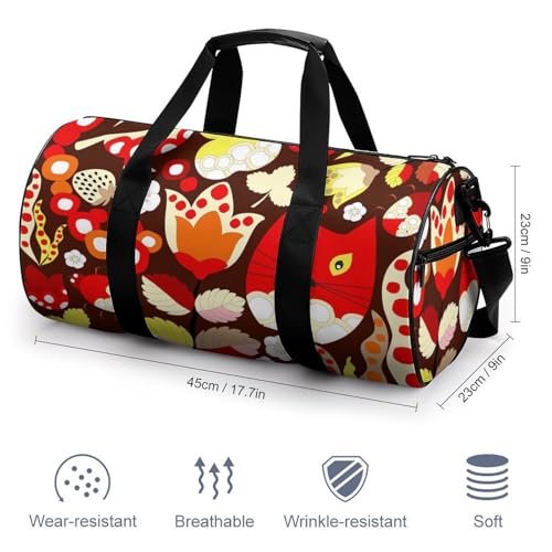 Sac de voyage hibou 45cm : rangez facilement vos affaires