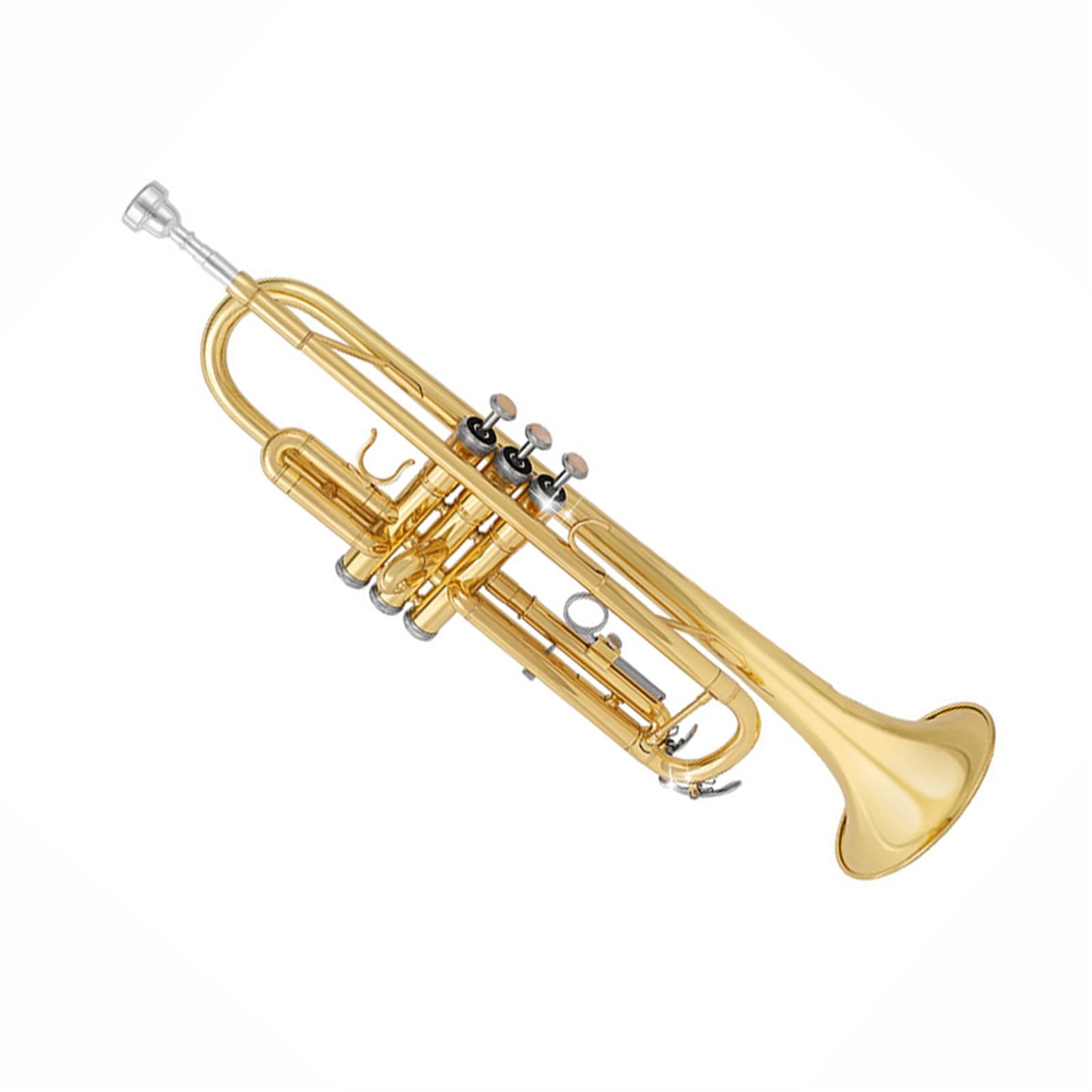 Standard Trąbka Trąbka Instrument B-dur Trąbka Trzynutowy Instrument Dęty Początkujący Mosiądz Stal Nierdzewna Brzmienie