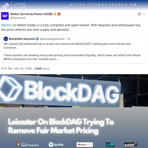 Leicester On #BlockDAG Trying To Remove Fair Market Pricing (OOC)