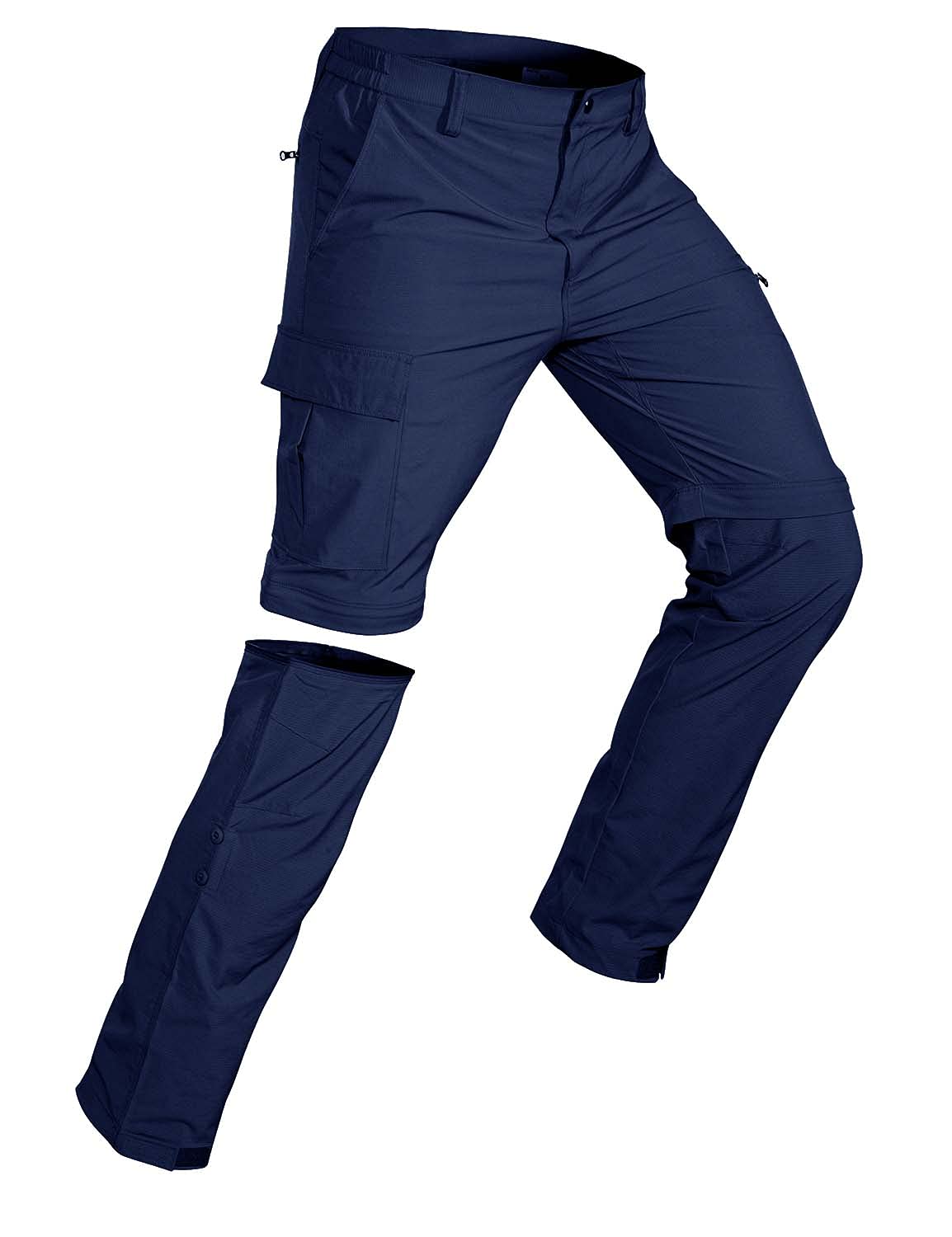 Pantalon De Randonnée Convertible Pour Hommes, Hydrofuge, Léger, Séchage Rapide, Fermeture éclair, Pêche, Cargo En Plein Air, Travail, Trekking