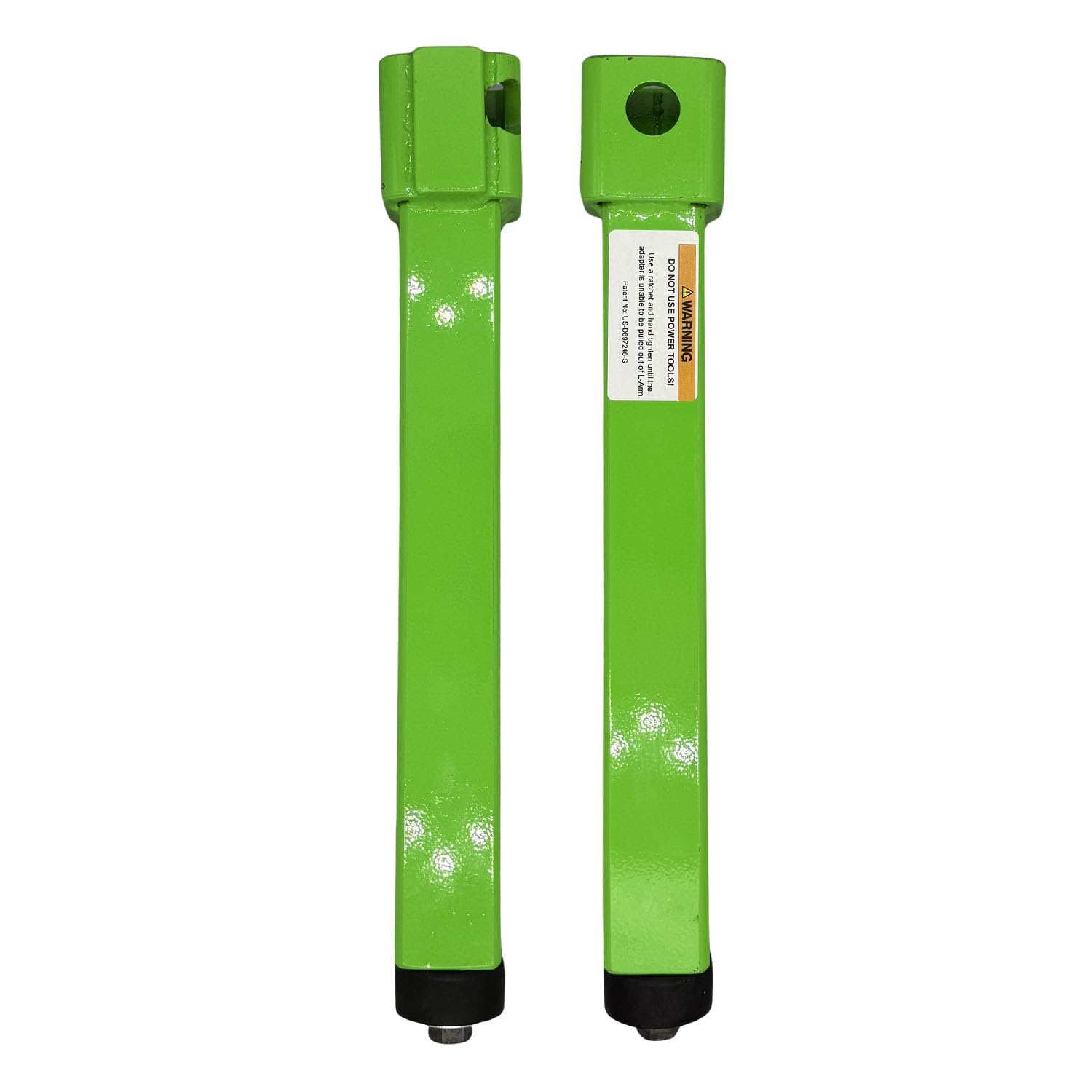 Fat Boy Green Heavy-Duty Tow Extenders - Adjustable L-Arm Extensions for Tow Trucks