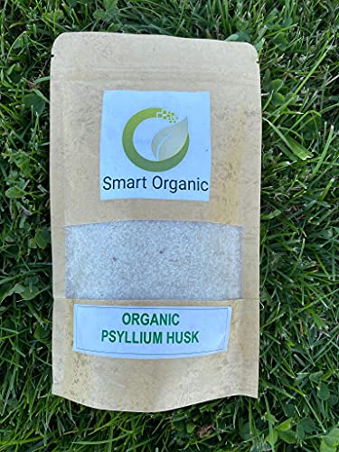 Smart Organic, Organic Psyllium Husk, Keto Friendly, Vegan, Gluten-Free, Usda Certified Organic, Non-Gmo, Soluble & Insoluble Fiber Source 8 Ounce. #TOP1