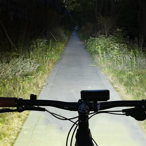 Image of Super Bright LED Bike Light,USB Rechargeable Bicycle Headlight-5 Modes,Waterproof Bike Headlight,MTB Off-Road Cycling Commuting (X-Small)