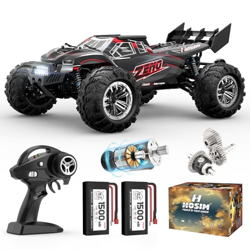 Hosim 1:10 Ferngesteuertes Auto, RC Autos mit 48+ km/h, Hobby Grade Offroad...
