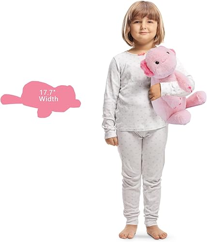 Miniatura 2 de Juguete de peluche de ajolote rosa de 1.4 libras, almohada de animales de peluche suave de salamandra de 17.7 pulgadas para niños
