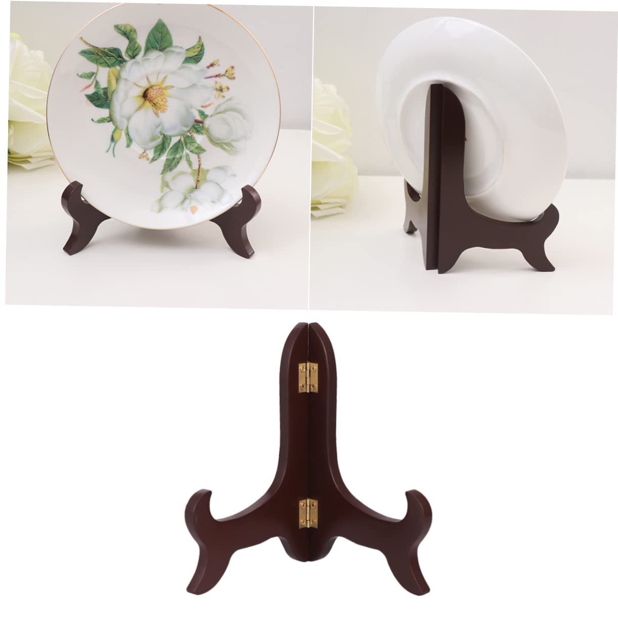 SOLUSTRE Elegant Display Stand for Tea Cakes and Plates Classic Rack for Items Design for Desktop Decoration and Shop Use