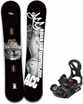 Amazon | スノーボード 板 メンズ レディース 2点 セット 2024 ACC