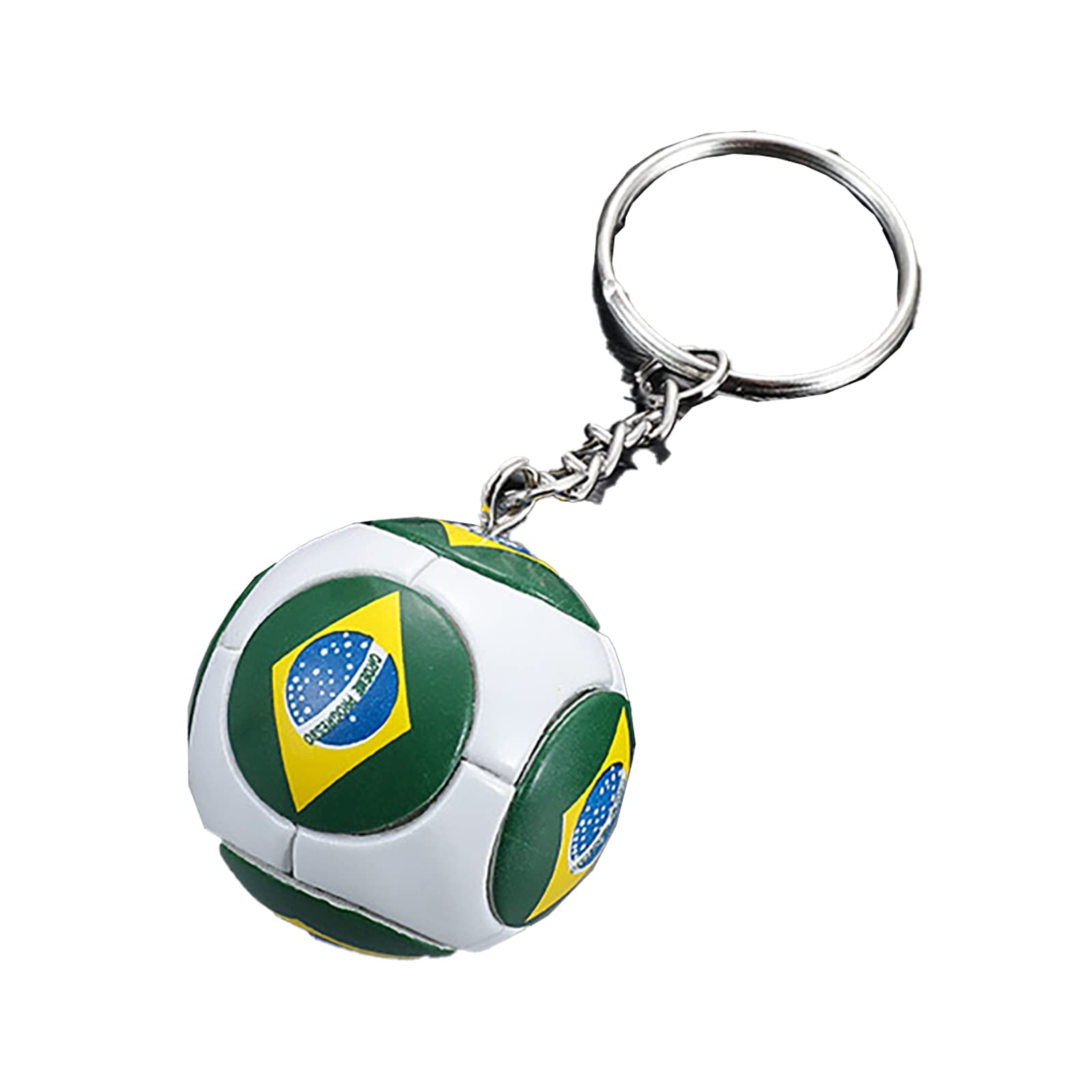 VOLKeychain Compatible For Qatar World Cup football fan supplies small gift keychain souvenir pendant (Brazil)