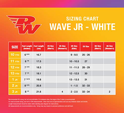 Image of Riedell RW Skates - Wave - Kids Quad Roller Skates for Indoor /Outdoor