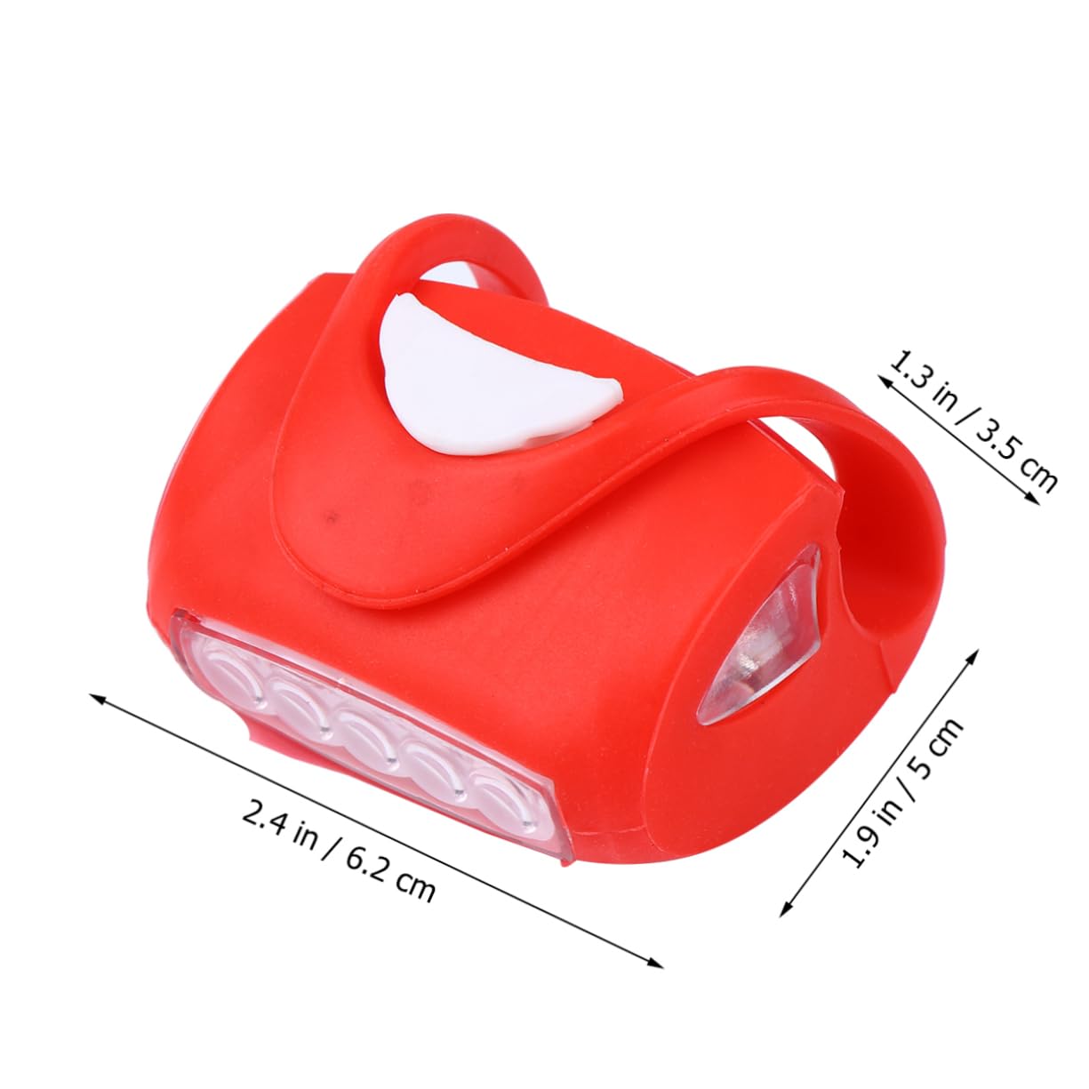 Balacoo 7led Tail Light for Bike 2pcs Cycling Headlight Taillight Led Lights Easy Install for Safety Riding