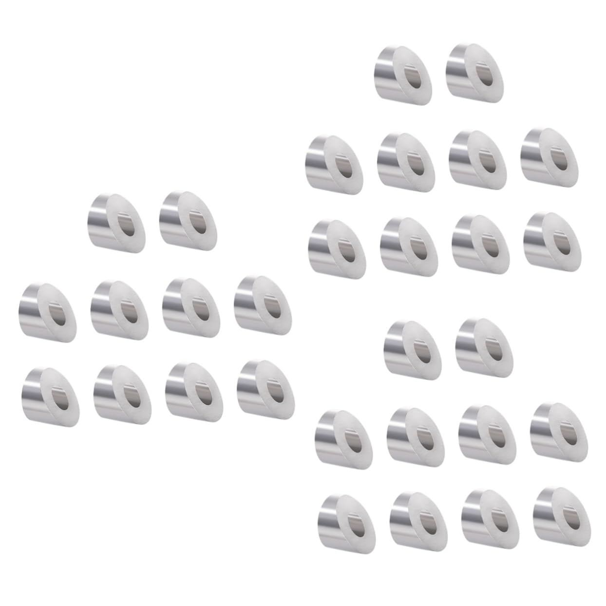 30pcs Stainless Steel Deck Cable Railing Kit Beveled Washers Spacers Indoor Outdoor Railing Kit