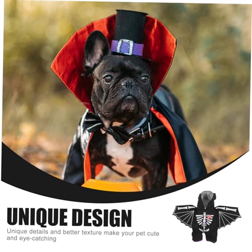 Disfraz para perro estilo murciélago Halloween SEWACC miniatura 2