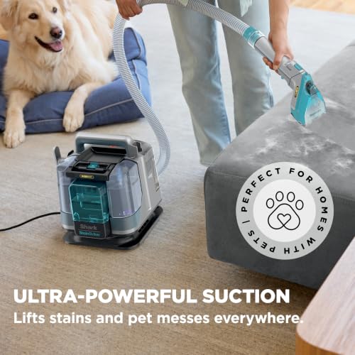 Image of Shark StainStriker HairPro Portable Stain Cleaner, 3 Tools, PX253BRN | For Carpet, Upholstery & Area Rugs, Pet Hair Pickup, Pet & OXY Formulas, Self-Clean, Stain, XL Stain & Crevice Tools